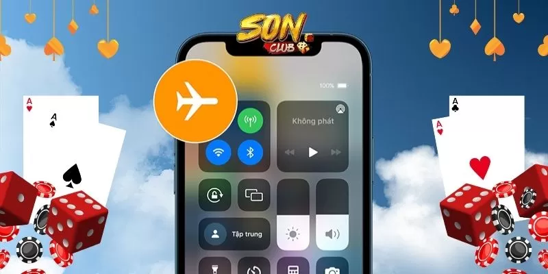Bật tắt chế độ máy bay trước khi tải